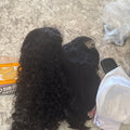 ✨ 100% Human Hair Deal ✨

Includes:
• 13x4 22” Black Water Wave Lace Front Wig
• 5x5 18” Straight Wig

Soft, full, and easy to style for a flawless everyday look 🤍
Perfect combo for both curly glam and sleek straight styles ✨

Deal Price: $195 💕