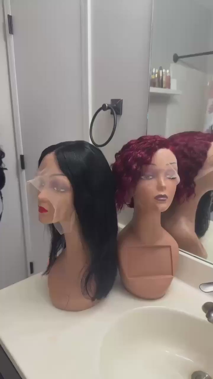 Wig deals $130

Two 100% human wig deal 13*4 20 inch straight wig and one kinky curls